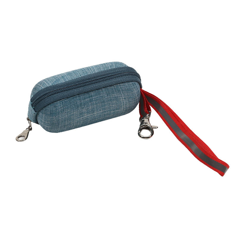 Portable Outdoor Pet Dog Poop Bag Dispenser Pick-Up Waste Holder Pouch with Rope Cleaning Waste Garbage Box