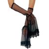 Halloween Long Mesh Bow Sleeves 1920S Prom Costume Accessories Gloves