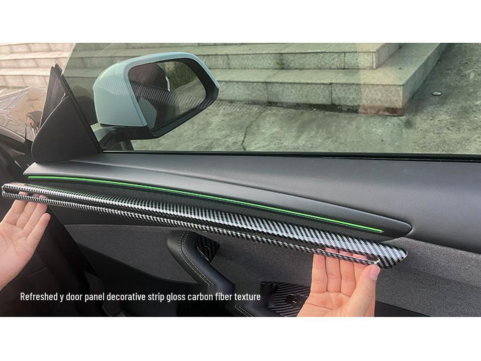Tesla Model Y Refresh Edition Door Trim Cover - Interior Upgrade Accessory