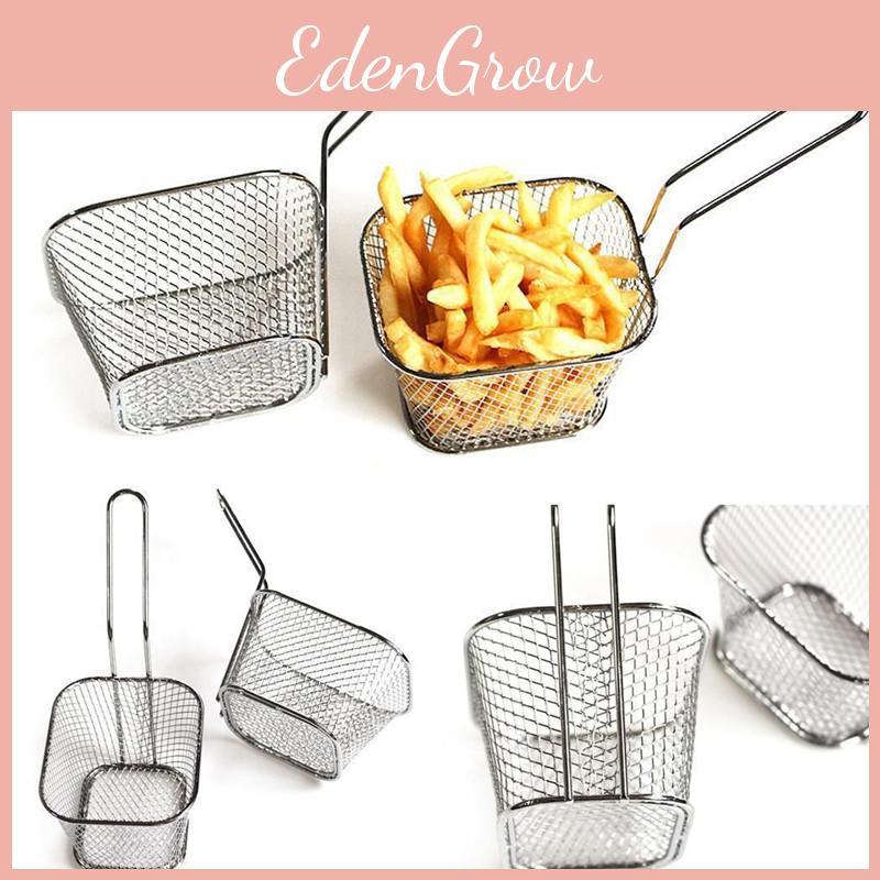 Mini Fryer Basket For Perfectly Crispy French Fries Fried Chicken Durable Easy To Clean