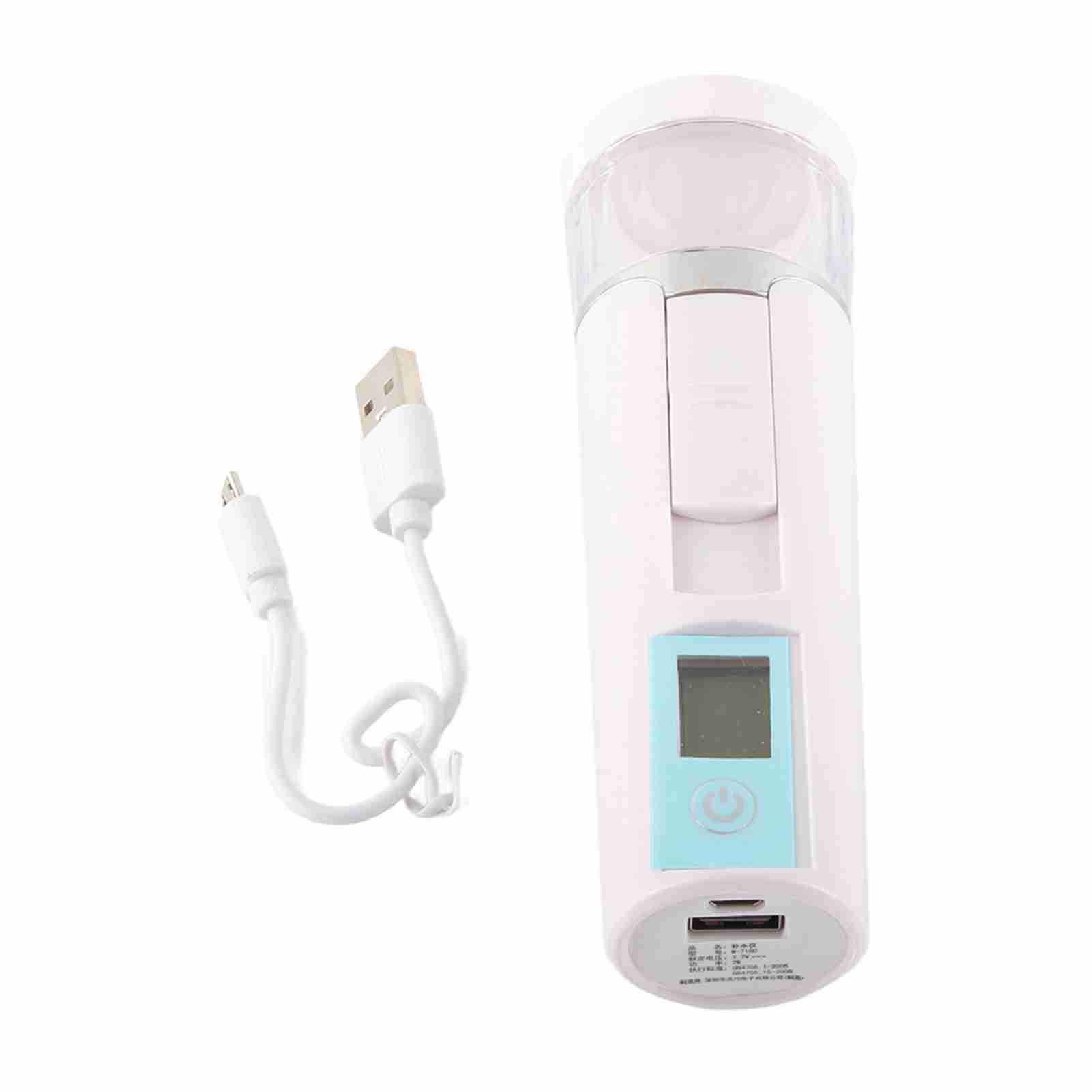 

Cool Mist Sprayer Face Atomization Handy Moisturizing Mist Spray Skin Buty 40ml White