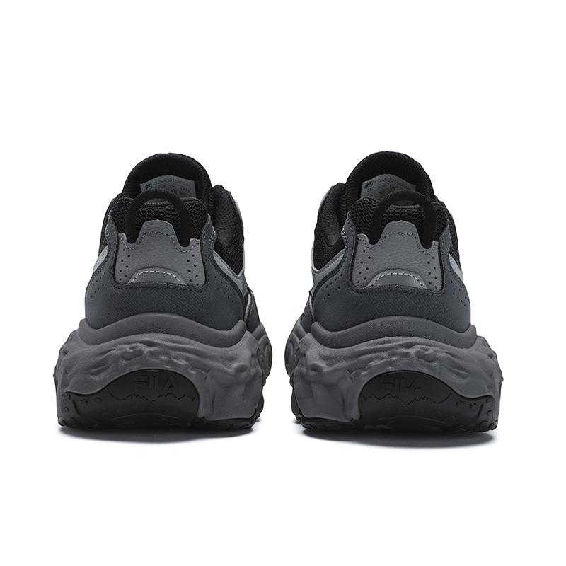New FILA TORNADO Hurricane Shoes Breathable And Wear resistant Low top Casual Shoes Men's Gray Black F12M532154FCA