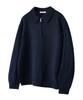 UNTAPPED STUDIO [2Pack] Oversized Half-Zip Collar Hacci Knit 5 Colors