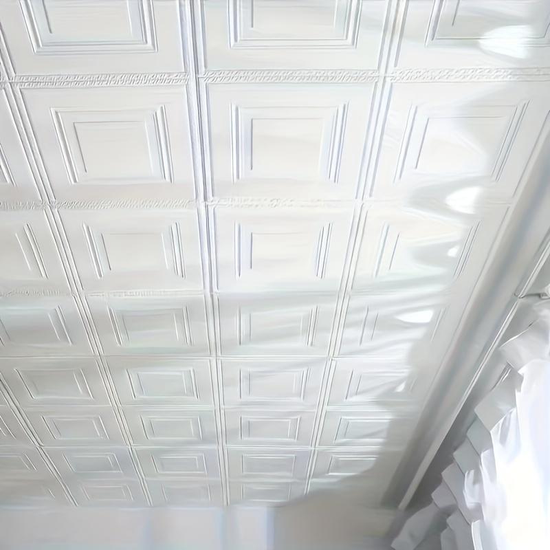 20 Stück DIY Selbstklebende Wandfliesenaufkleber - Antikollision, Wasserdichte Deckenaufkleber Einfach anzubringen/abzuziehen, für Küche/Wohnzimmer/Badezimmer/Flur