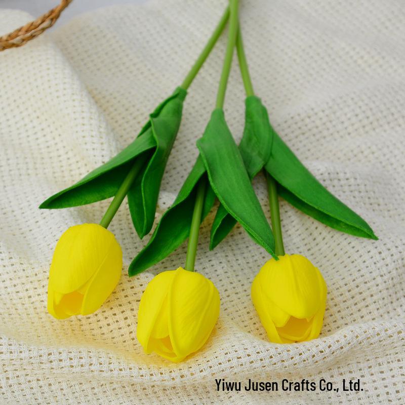 Tulip Artificial Flowers for Home Decor and Wedding Bouquets