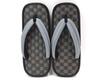 Shigi Geta Checkered Black Tatami Mesh Rubber Made in Size 9 inches Men's Sandals, Pattern, Pattern, Straps, Sole, Japan, Gray, 32-stk-1,