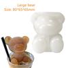 3D Christmas Stereoscopic Deer Animal Silicone Mold Crystal Drop Glue Fondant Cake Decorating Resin Silicone Casting Mold