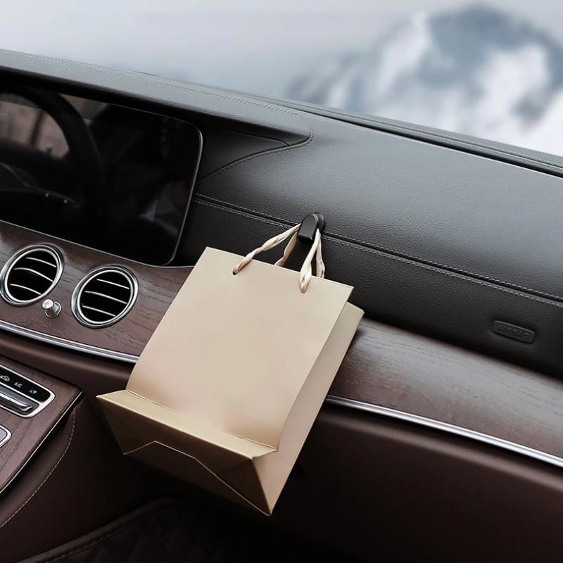 Car Storage Hook Multi-function Small Hook USB Cable Earphone Keychain Organizer Hanger Clip Invisible Luggage Hook In Car