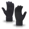 Men's and Women's Knitted Touchscreen Gloves: Warm, Velvet-Lined, Thickened, Separate-Finger Design for Autumn and Winter