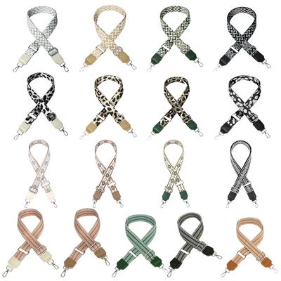 Boho Pattern Strap 3.8cm Width Shoulder Strap 360° Rotating Head Bag Replacement Strap 80-140cm Adjustable Bag Part Accessories