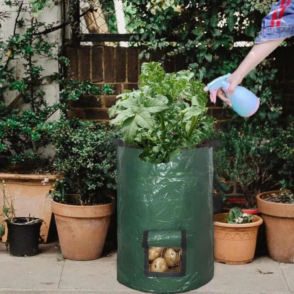 Sealed Compost Bin Bag Zippered Lid Refuse Composter Yard Garbage Bag  Outdoor Compost