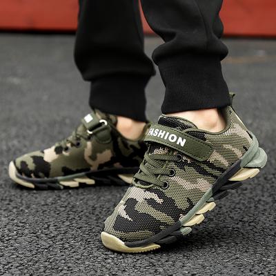 Gift Children Tennis Running Boys Camouflage Sneakers Student Breathable Comfortable Boy Casual Sports Shoes Kids Ready To Ship