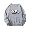 Womens Oversized Hooded Sweatshirt Casual Streetwear Long Sleeve Pullover With Animal Print