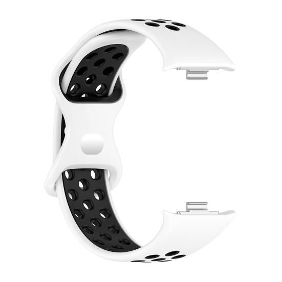 Silicone Watch Strap Replacement for Xiaomi Smart Band 8 Adjustable Waterproof Breathable Women Men