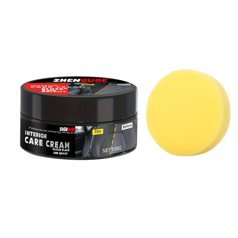 Leather Care Agent, Long-Lasting Car Seat Polishing and Nourishing Care, Leather Care Cream Suitable for Leather Pants, Handbags, Shoes, Furniture