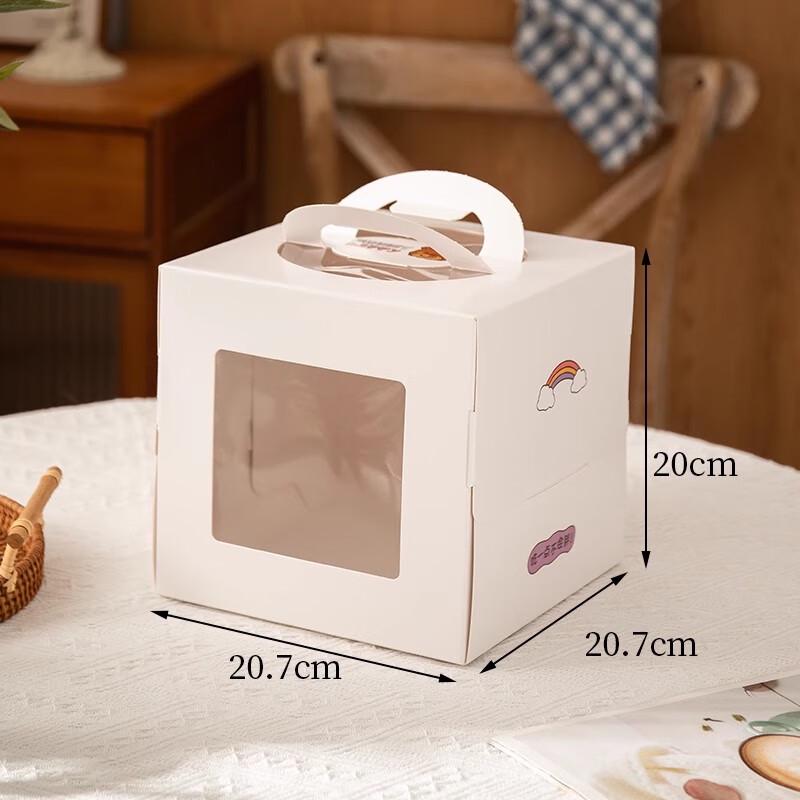 Одноразовая коробка для торта с дизайном маленького мишки