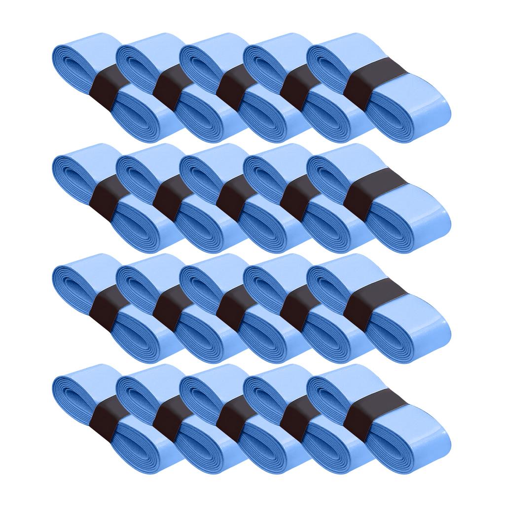 20pcs Nonslip PU Grip Tape Racquet Sports Fishing Rod Bicycles Handle Tape for Tennis Badminton Racquets