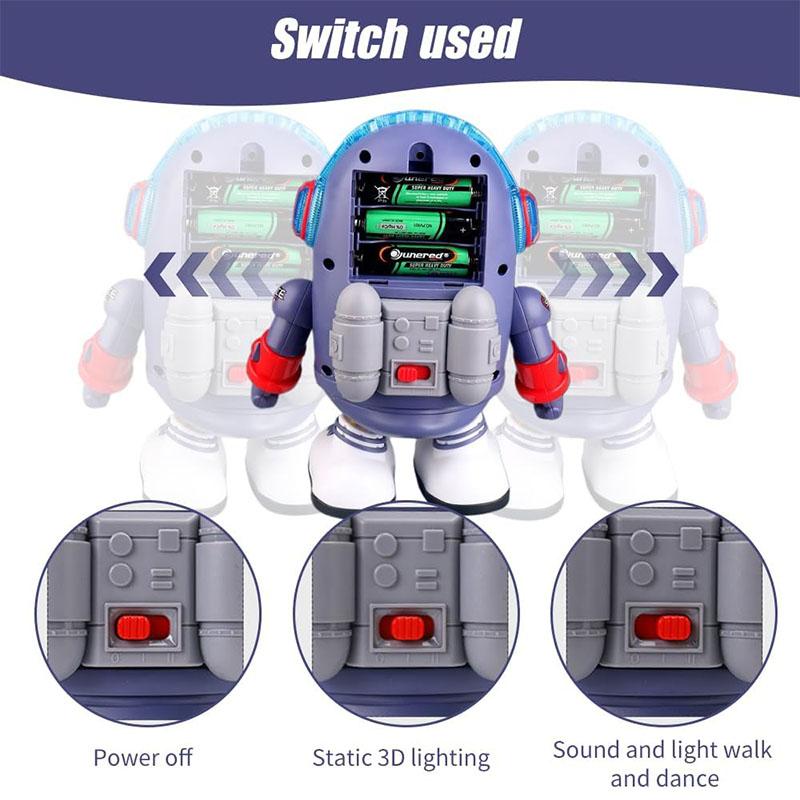 Baby Duck Toy Musical Interactive Toy Space Elements for Infants Babies Kids Gifts Electric with Lights and Sounds Dancing Robo