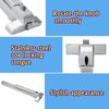 65cm/100cm Fire Channel Heavy Duty Metal Door Push Bar Panic Exit Device Lock Handle Hardware Lock Latch