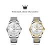 OLEVS Top Luxury Automatic Mechanical Watch Men Fashion Sapphire MIYOTA Movement Men's Watches Calendar Business reloj hombre
