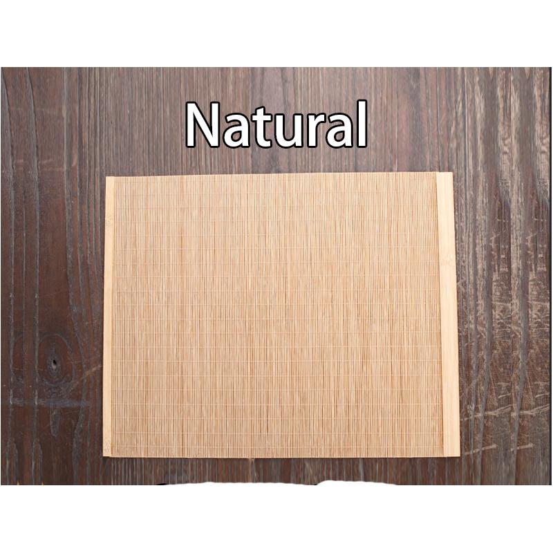 Natural Bamboo Table Mat Tea Dining Hot Insulated Table Runner Japanese Style Natural Woven Placemat Coaster Cup Pad Supplies