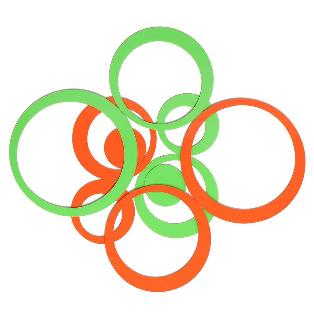 5PCS/Set Acrylic TV Background Wall Art Mural Round Decals Wall Stickers 3D Circles