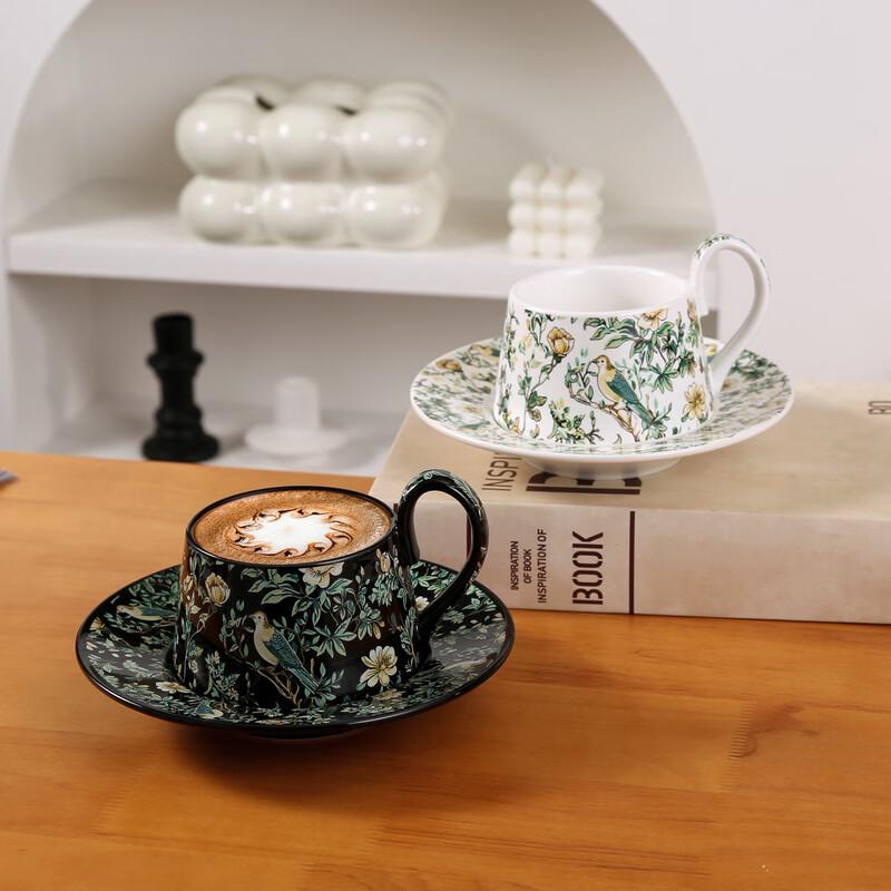 Hongyuetang Retro Keramik Kaffeetasse & Untertasse Set