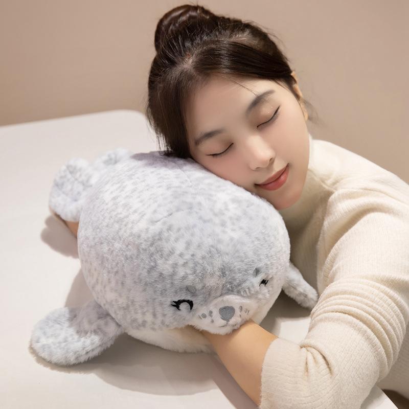 

Тюлень Грілка для рук, Плюшева подушка у вигляді тварини, Іграшка One Size