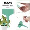 10pcs Clear Plant Saucers Round Sturdy Plastic Flower Pot Garden Plant Care Transparent Drip Trays Set 6/8/10 Inch Selectable