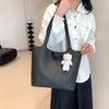 Large Capacity Women's Bags 2024 Spring New Simple Shoulder Bag Street Fashion Tote Bag