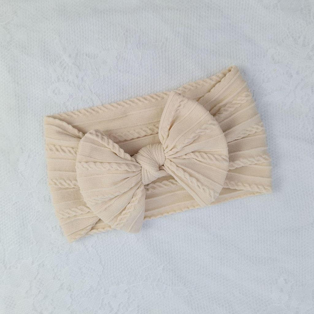 European & American Elastic Nylon Bow Baby Headband Hair Accessories