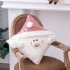Christmas Pillow Covers 3D Snowman Santa Claus Design Square Pillowcase for Winter Bed Sofa Indoor Decoration