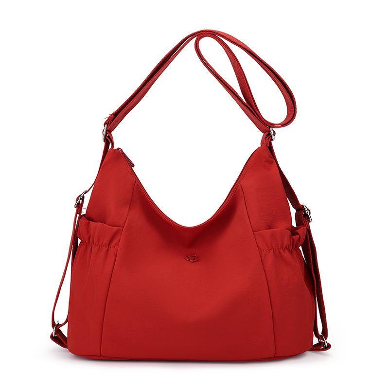 Women's Large Capacity Shoulder Bag Lightweight Crossbody Bag Multi-Back Backpack