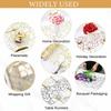 1rolls Star Hot Gold Foil Thin Gauze Table Flag Mesh Light Luxury Tablecloth Suitable for Family Gatherings Dinner Mats Gift Bouquets Packaging Gauzes