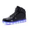 Fashion New Size 25-46 Children Adult USB Charging Glowing Kid Luminous Sneakers for Boys Girls Men Women Led Casual Walking Light Shoes