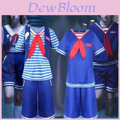 Authentic Stranger Things Robin Scoops Ahoy Cosplay Costume For Halloween
