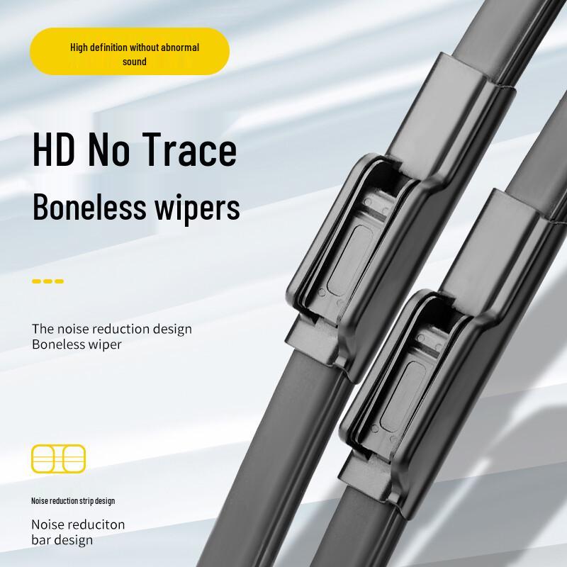 2019 FAW Bestune T77 Frameless Silent Wiper with T33 Front & Rear Rubber Strip