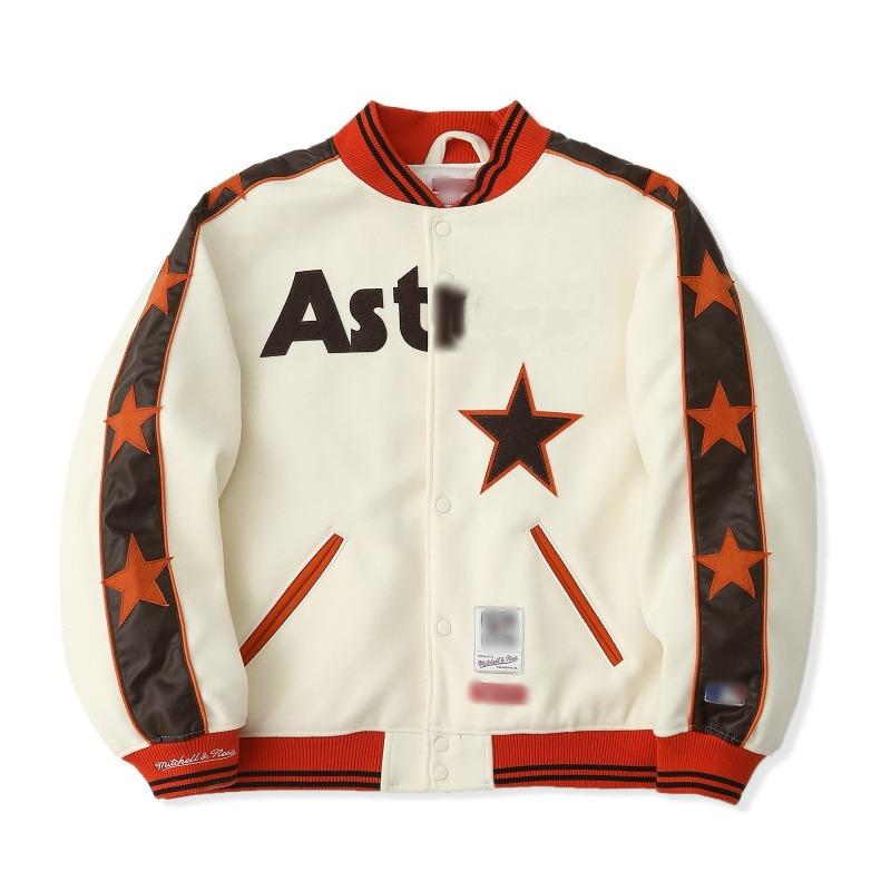 Men's and women's alphabet decal waterproof hooded zipper jacket