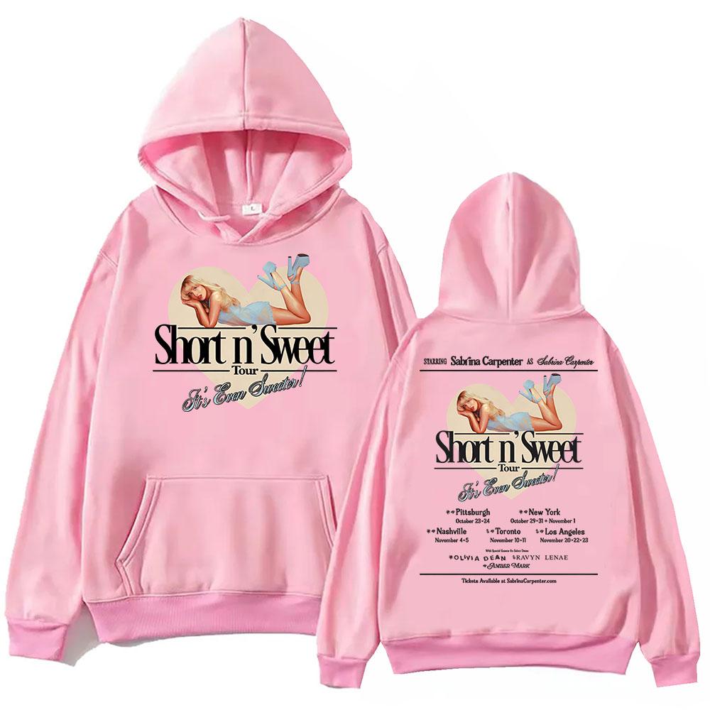 

Sabrina Carpenter Tour Hoodie Unisex Harajuku Pullover Tops Long Sleeve Hoodies Fans Gift S