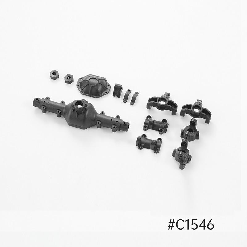 FMS 1/10 Atlas RC Truck Car Parts Front Bumper Main Gear Box Set Light Cup Shock Absorbers