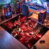 Michael Olise Bayern Munich No.17 Football Star Area Rug, Non Slip Floor Mat for Living Room Game Room Soccer Fan Decor