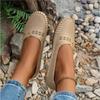 Large Size 44 Women Shoes Vintage Handmade Women's Flats Casual Shoes Ladies Flat Shoes Comfortable Slip On Female Loafers