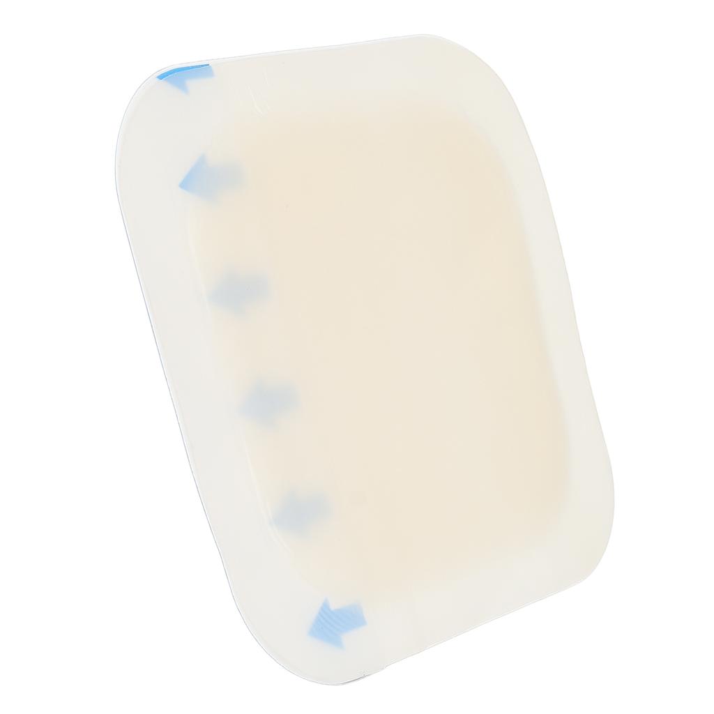 Kreuzbein-Silikonverband. Hochsaugfähiges Silikon-Klebepad mit Rand für die Wundversorgung und schnelle Heilung