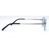 Used [Classic & intelligent oval sunglasses] BLESS ORIGINAL Classic Eight-SUN Silver / Blue