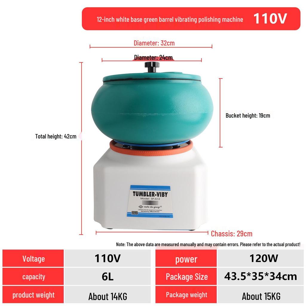 Wenwan Jade & Jewelry Electric Vibratory Polishing and Grinding Machine with Silicon Carbide