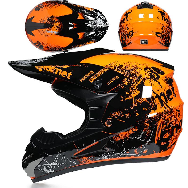New National Standard Electric Bicycle Helmet for Adult Men and Women for Mountain Downhill Riding Atv Full-face Helmet for Children's Go-kart Racing
