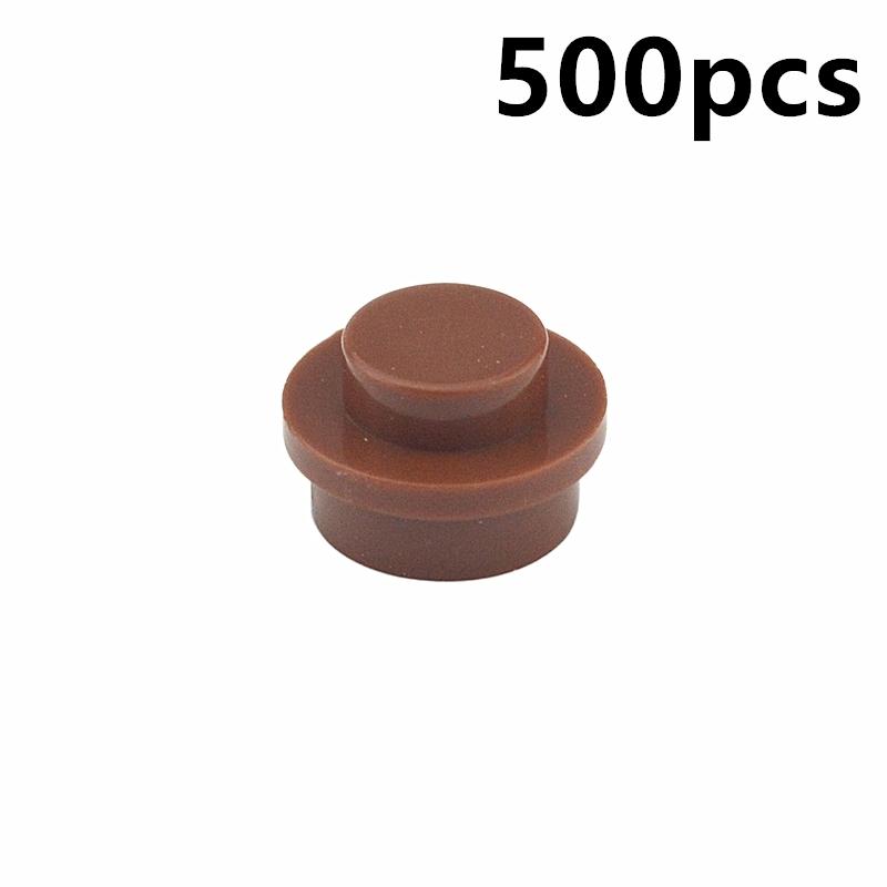 Lamp Block Bricks Transparent 1x1 Dot Size DIY Brick Playset Thin Figures Creative DIY Sea Water Brick Fits For 4073