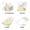 Christmas Blankets and Throws Holiday Throw Blanket Santa Sherpa Throw Blanket Couch Soft Thick Winter Warm Cozy Flannel Blanket