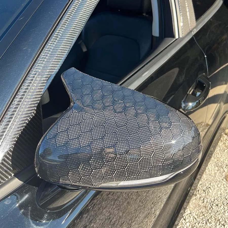 Kia Stinger Carbon Fiber Rearview Mirror Covers 2018-2023