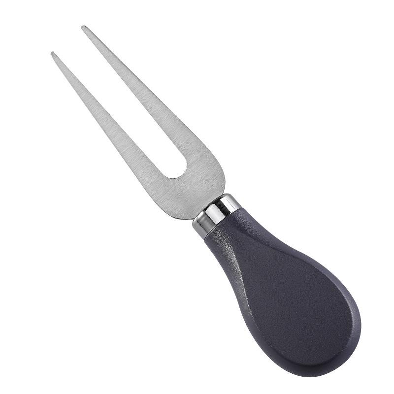 3-Piece Stainless Steel Cheese and Butter Knife Set with Fork